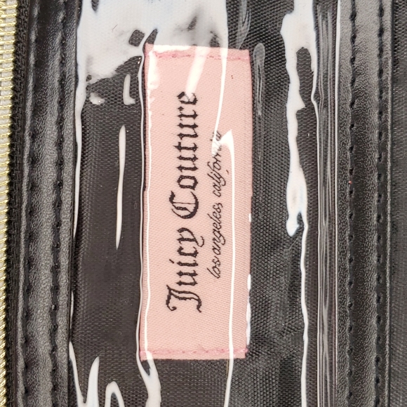 Juicy Couture 💘NWT💘 Shiny Gold Metallic Cosmetic Travel Bag with Hanger! - Picture 8 of 15